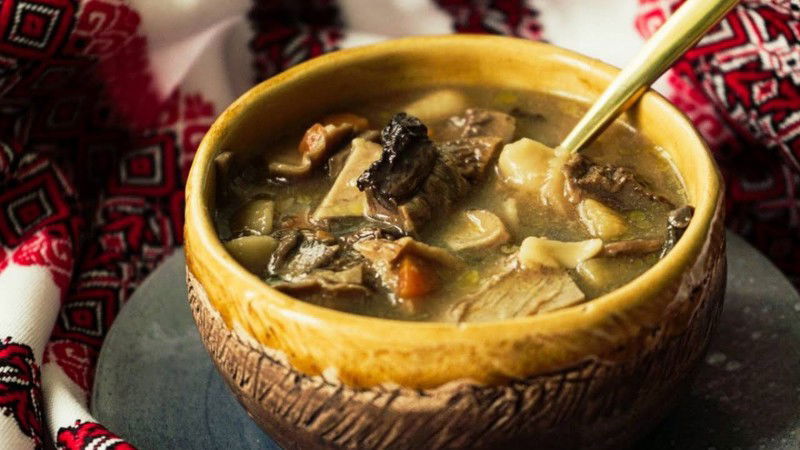 Russian Mushroom Soup 1