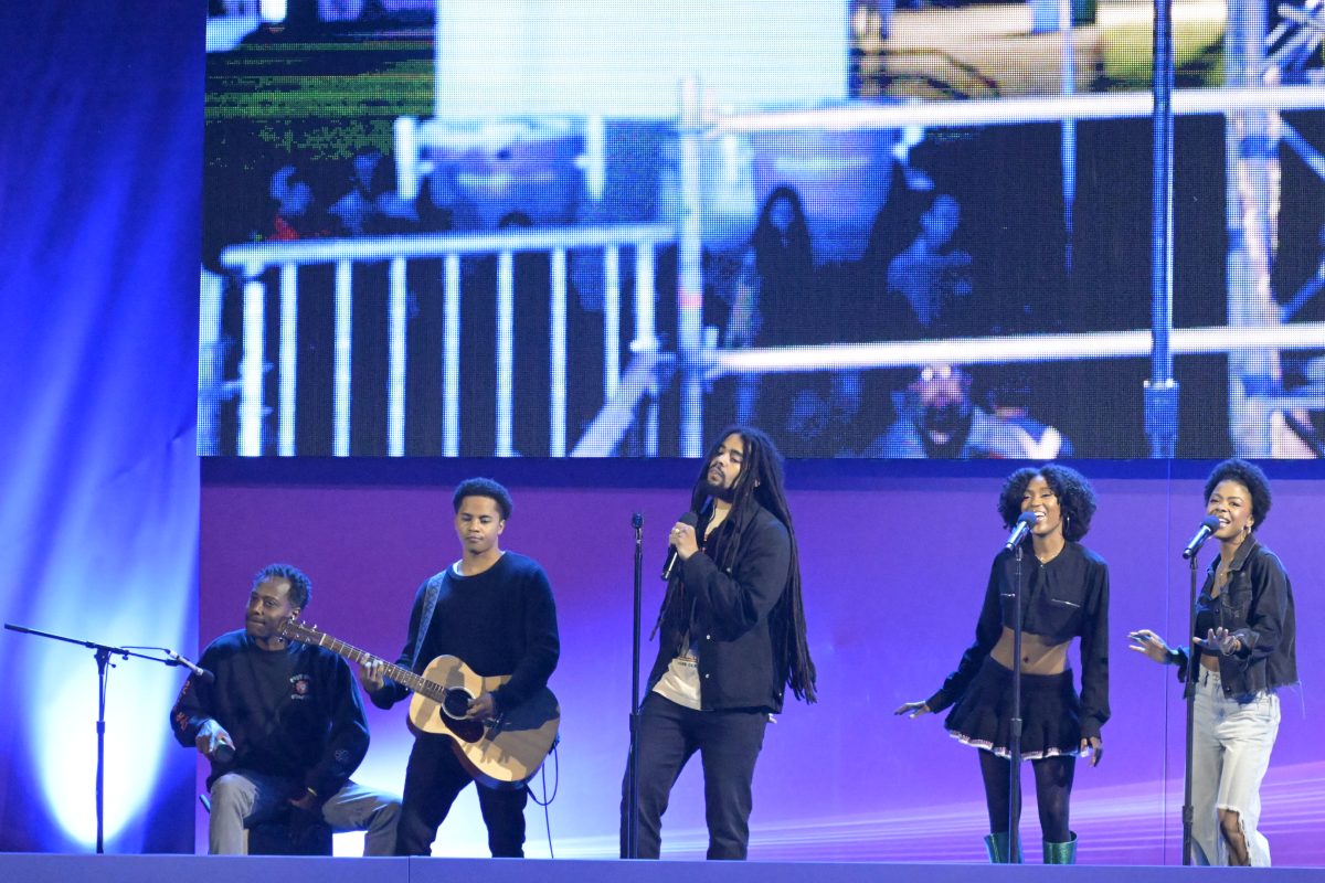 Skip Marley performing the Iconic One Love at the Art of Living s 4th WCF
