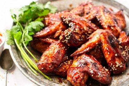 Spicy Honey Chicken Wings