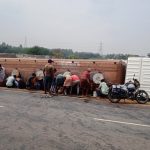 Vijayanagar lorry Cooking Oil