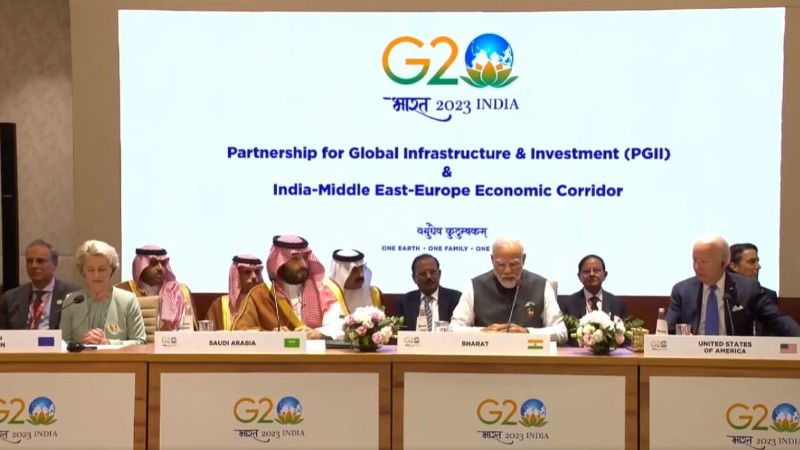 india middle east economic corridor g20 modi