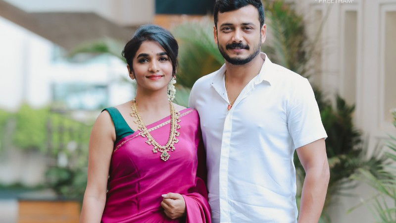 k p aravind and divya 3