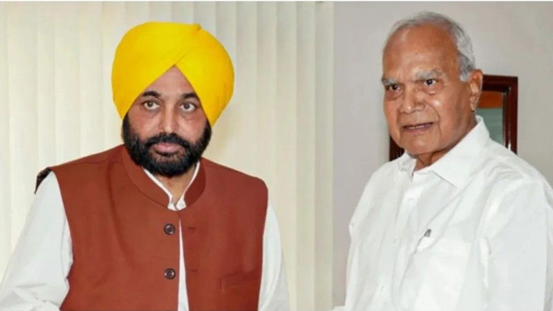 Banwarilal Purohit Punjab CM Bhagwant Mann