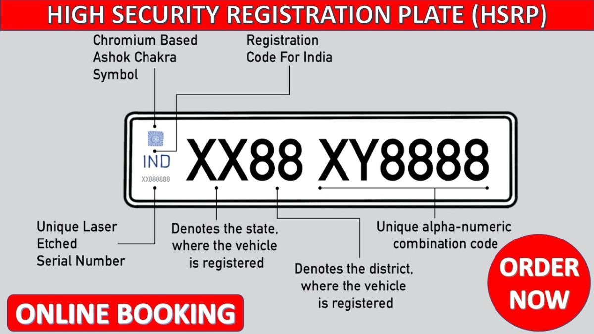 HSRP number plate 2