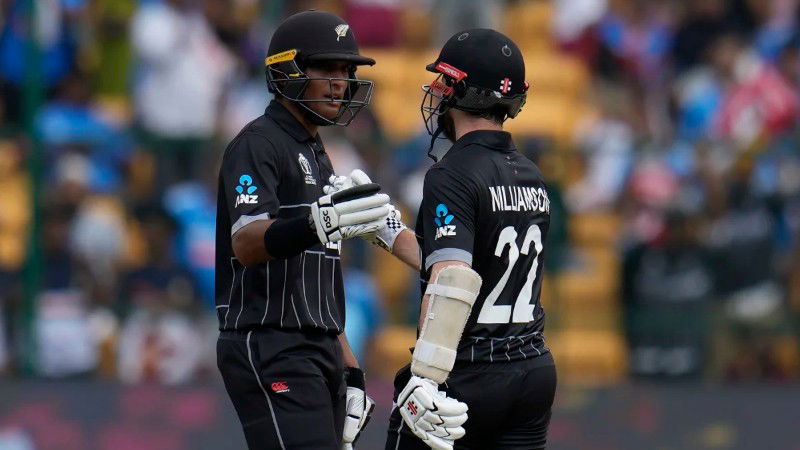 Rachin Ravindra and Kane Williamson