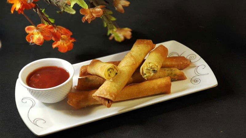 cheesy paneer cigar roll 1