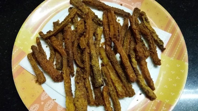 Bitter gourd fries 1