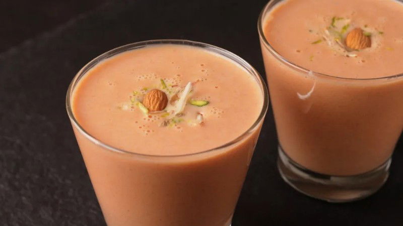 Carrot Badam Milk 1