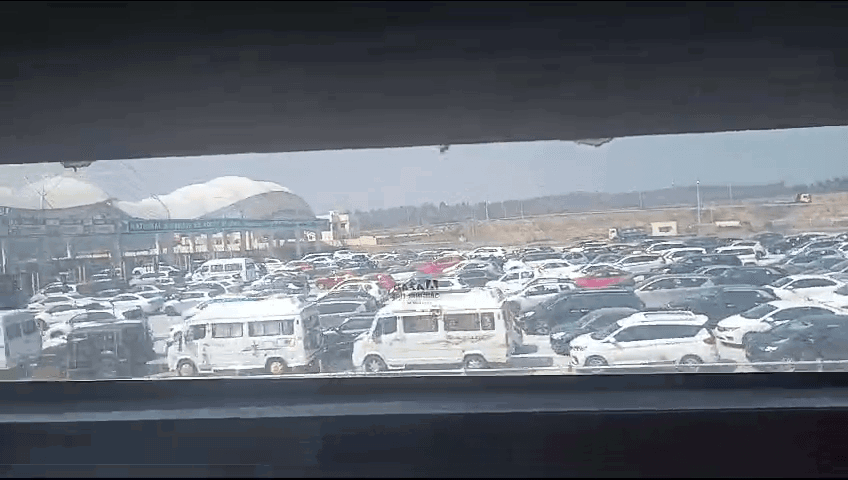 bengaluru mysuru expressway traffic jam 3