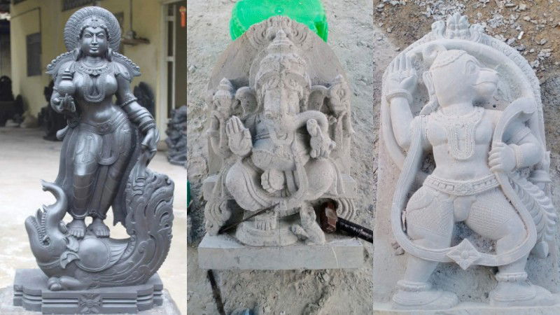 gadag Sculptor Ram Mandir 2