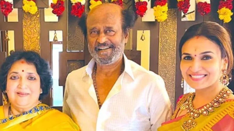 rajinikanth with wife