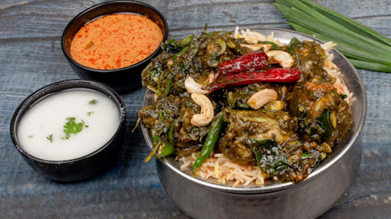 Gongura Chicken Biryani