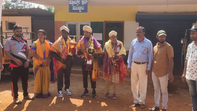 Khelo India KPS Students and Physical Education Teacher Receives Grand Welcome in Bellare 1