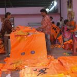 Pran pratishtha at Ayodhya Ram temple Ram flags in great demand before consecration ceremony in Ayodhya 1