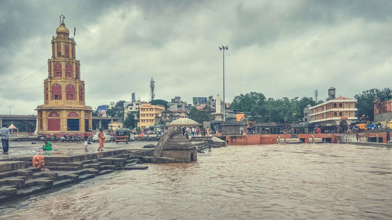 ಪಂಚವಟಿಯಲ್ಲಿ ವರುಣಿ, ತರುಣಿ ಮತ್ತು ಗೋದಾವರಿ ನದಿಗಳ ಸಂಗಮ