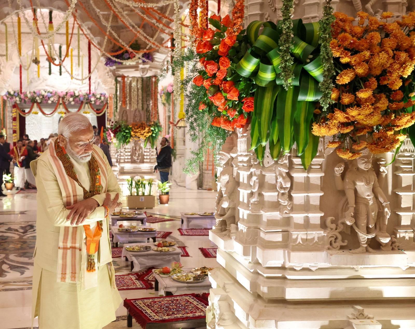 ram lalla narendra modi puja 9