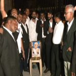 Advocates Sleep In Front Of Ramanagara DC Office Continue Protest 1