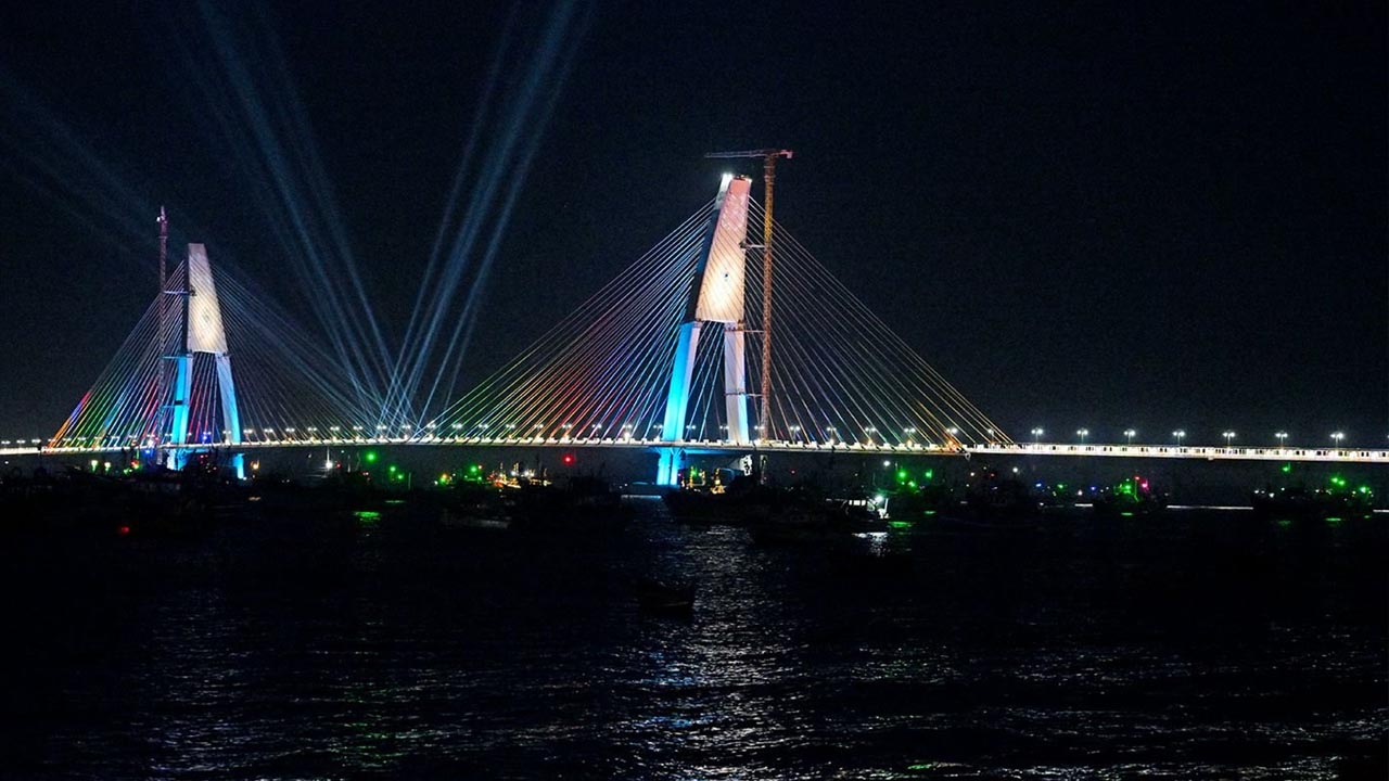 Indias longest Cable Bridge 3