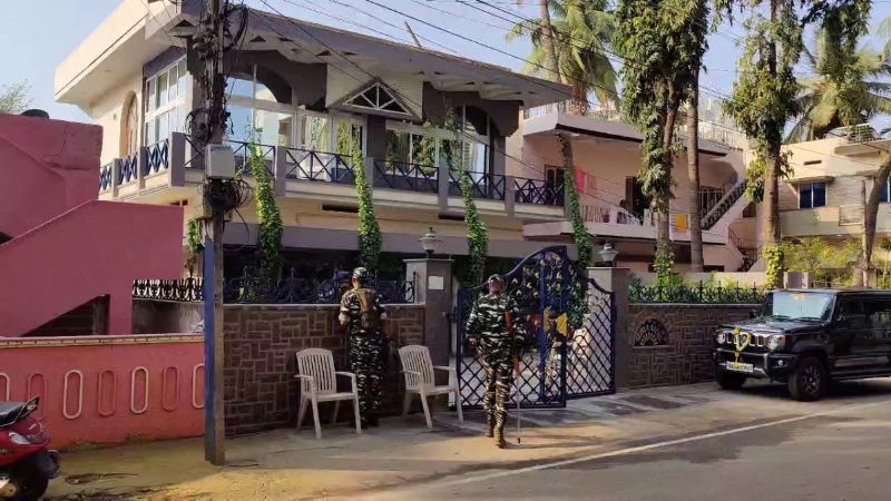 Money Laundering Case Enforcement Directorate raids Ballari City MLA Bharath Reddy Ex BUDA president Prathap Reddy houses in Ballari 1