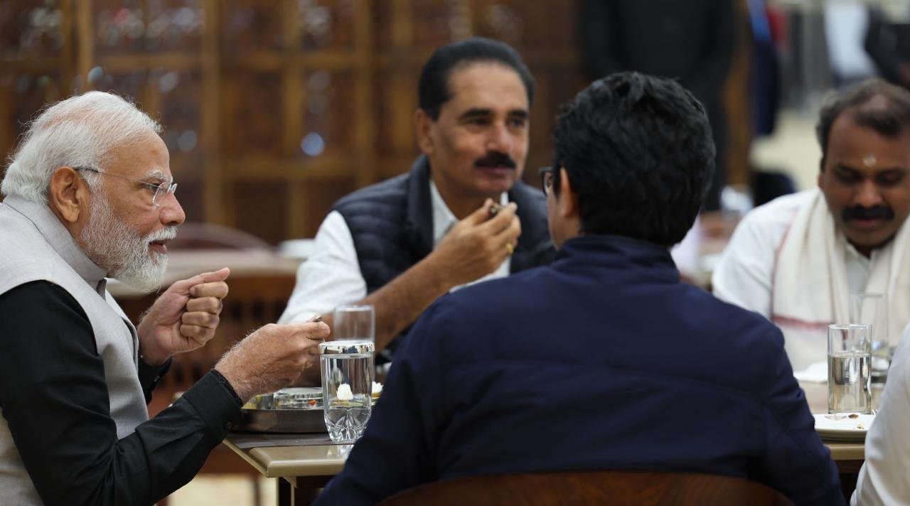 narendra modi parliament canteen 1