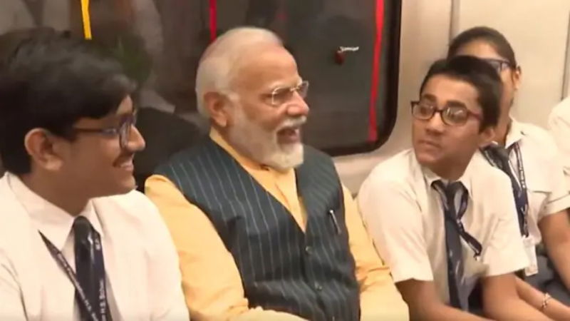 PM Modi inaugurates Indias first underwater metro route in Kolkata