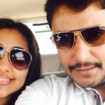 darshan with wife