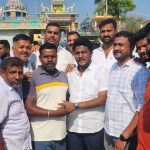 preetham gowdas aides support congress candidate in hassan