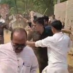 Bengal BJP Candidate Forced To Run As Protesters Throw Stones