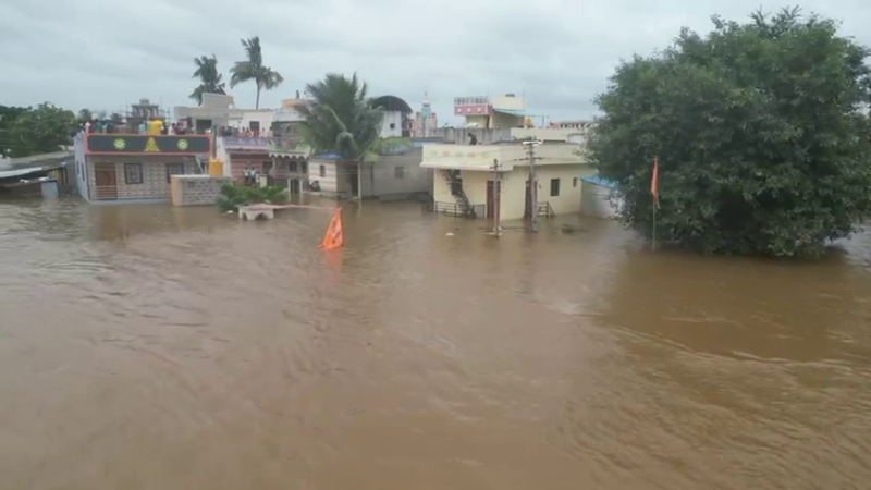 ಮಸಗುಪ್ಪಿ ಗ್ರಾಮ ಜಲಾವೃತ