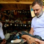 rahul gandhi cobblers shop visit sultanpur 2