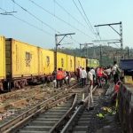 Goods Train Collides uttar pradesh raebareli