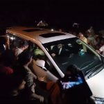 darshan car stops in bagepalli gate
