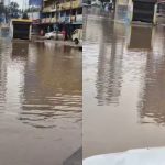 hosur highway rain water