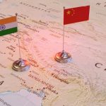 india china map
