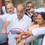 DMK Councillor Zakir Hussain caught on camera trying to steal bangle during anti Hindi pledge