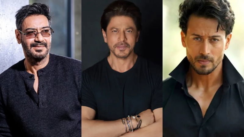 shah rukh khan ajay devagan tiger shroff