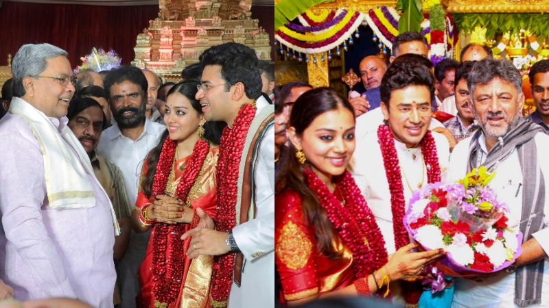 tejasvi surya shivashri skandaprasad reception