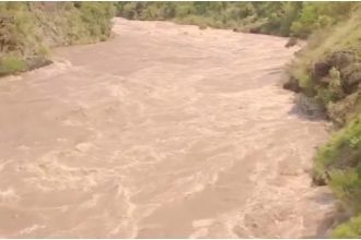 Floods hit Pakistan occupied Kashmir as Jhelum river swells pak declares emergency in Muzzaffarabad
