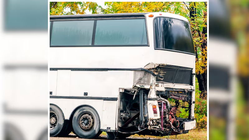 Indian tourists Bus Accident