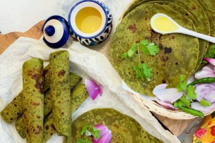 Palak Paneer Chapati