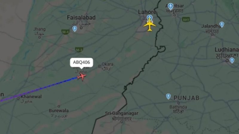 2 Commercial Flights Seen Near Lahore Amid Drone Attack Likely Used As Shield