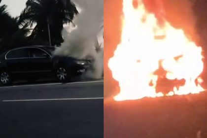 CAR FIRE