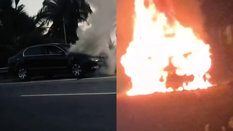 CAR FIRE