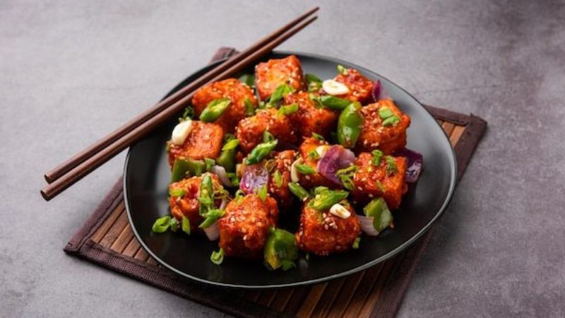 Chilli Garlic Paneer 2