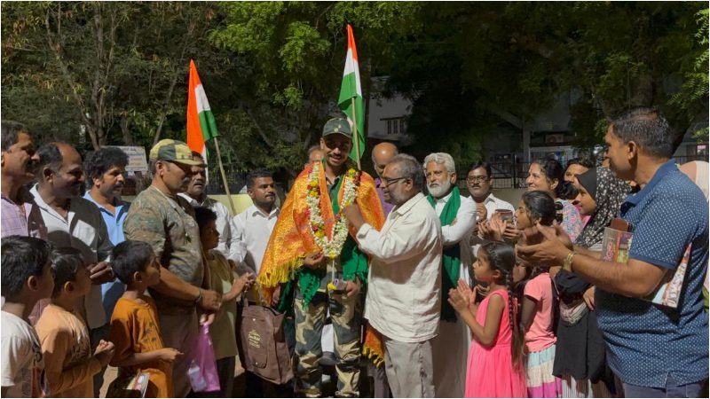 Country First Ballari soldier cuts short leave and returns to duty