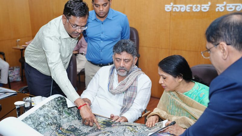 DK Shivakumar Tunnel Road