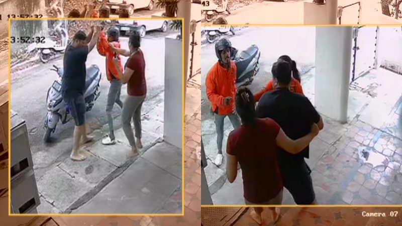 Delivery Boy Attack on customer in berngaluru