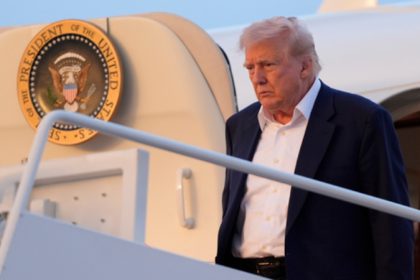 Donald Trump Special Flight From Qatar