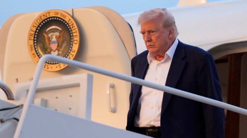 Donald Trump Special Flight From Qatar