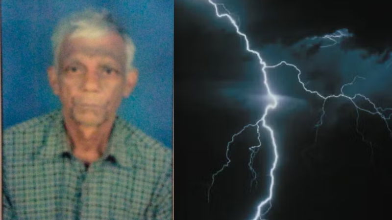 Elderly man who survived Shirur Landslide Tragedy dies after being struck by lightning